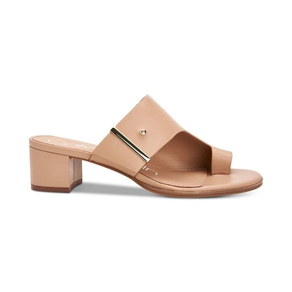 Calvin Klein Shoes - Calvin Klein Daria Womens Leather Block Heel Dress